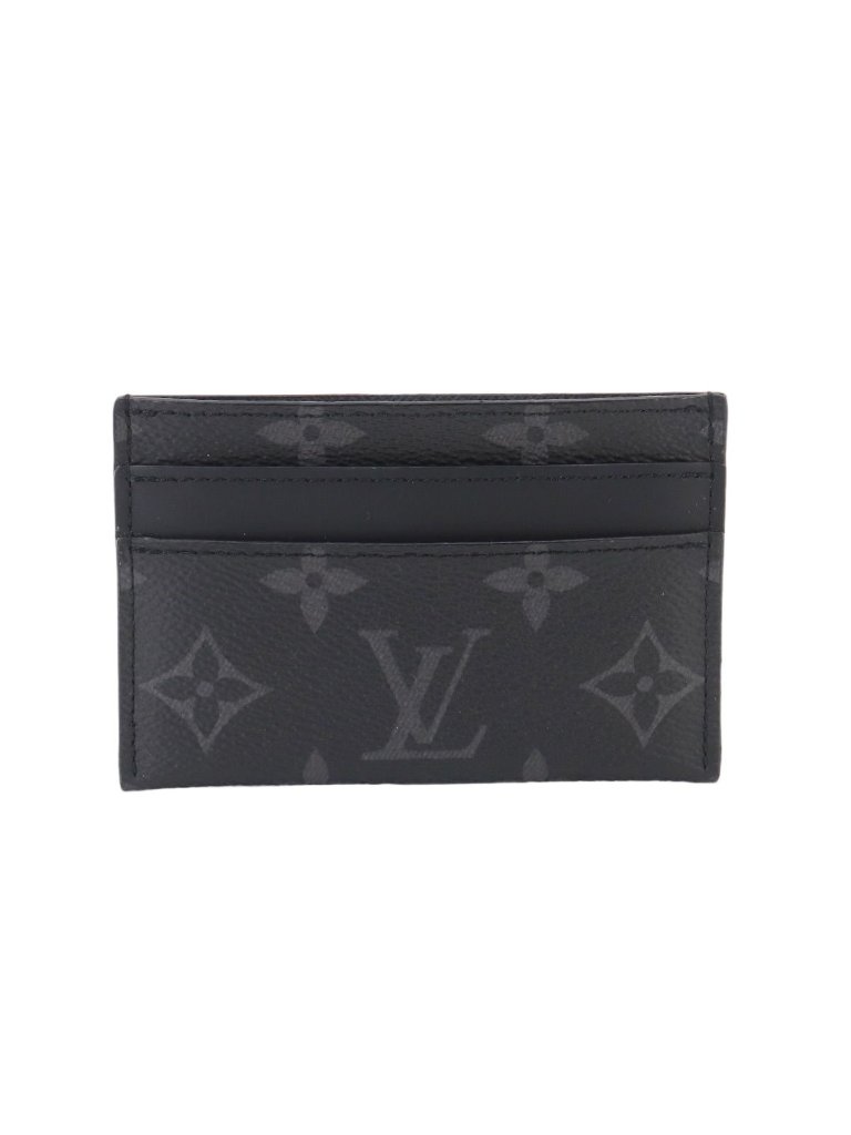 Louis Vuitton Monogram Eclipse Card Holder Double Case